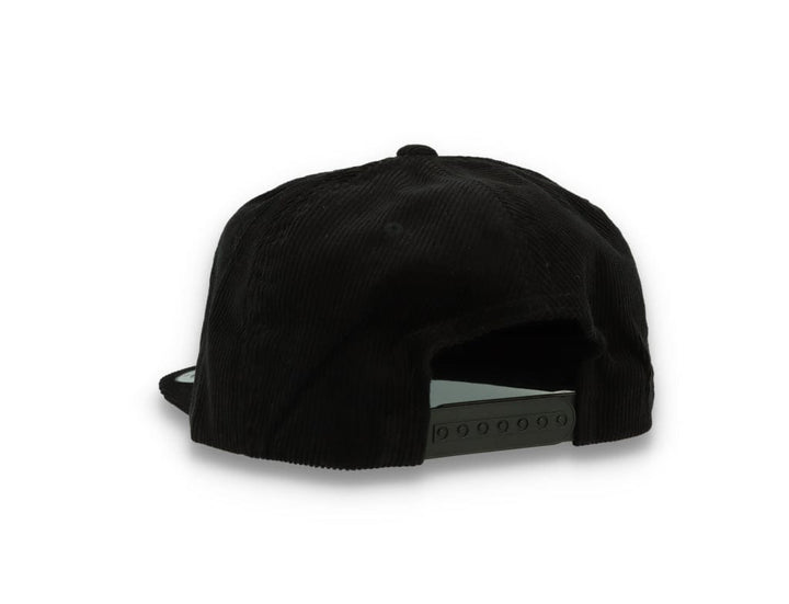 Yupoong 6508 Premium Corduroy Snapback Black - LOKK