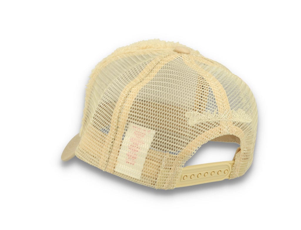 Trucker Cap NBA Sherpa Trucker Milwaukee Bucks Off White - LOKK