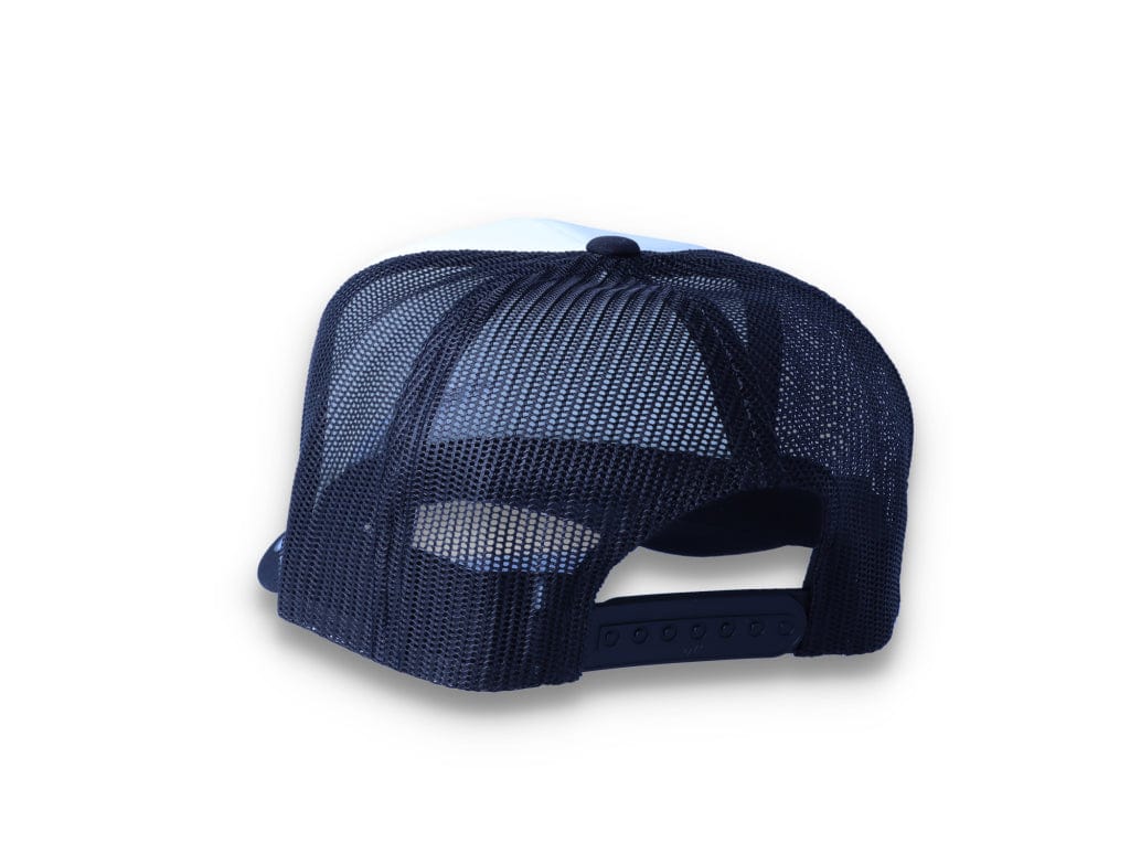 Black/White Trucker Cap Foam Curved Visor 6005FC - Yupoong - LOKK