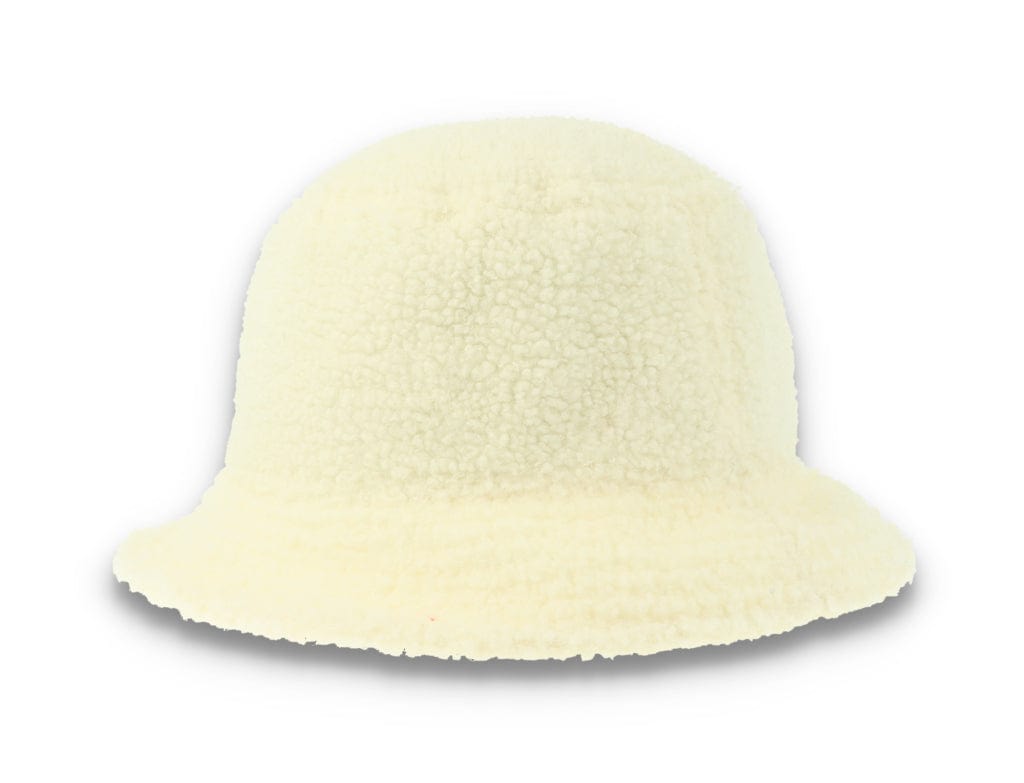 Bucket Hat Womens Borg Off-White - LOKK