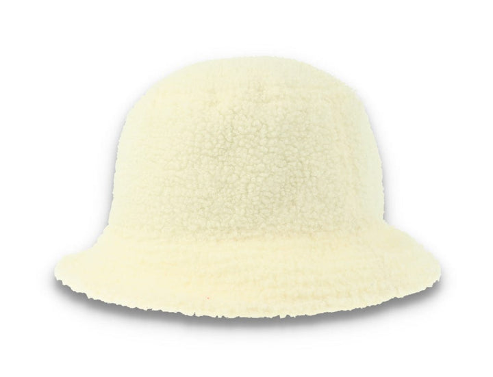 Bucket Hat Womens Borg Off-White - LOKK