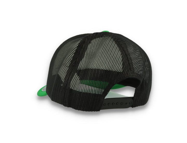 Trucker Cap White/Green/Black Atlantis Rapper Foam - LOKK