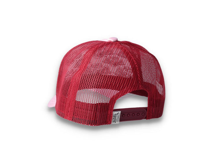 Von Dutch Trucker Cap Satin Pink/Red - LOKK