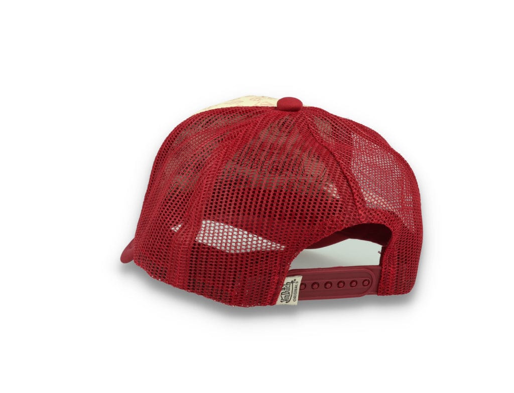 Von Dutch Trucker Cap Tampa Foam All Over Print Red/Blue - LOKK