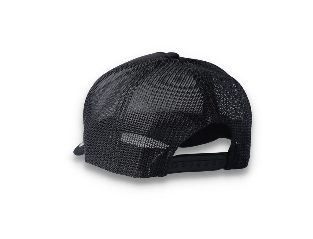 Black Trucker Cap Foam Curved Visor 6005FC - Yupoong - LOKK