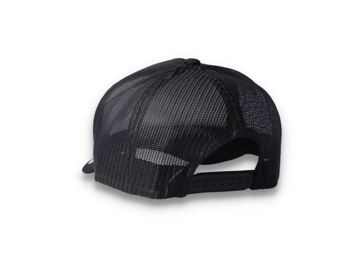 Black Trucker Cap Foam Curved Visor 6005FC - Yupoong - LOKK
