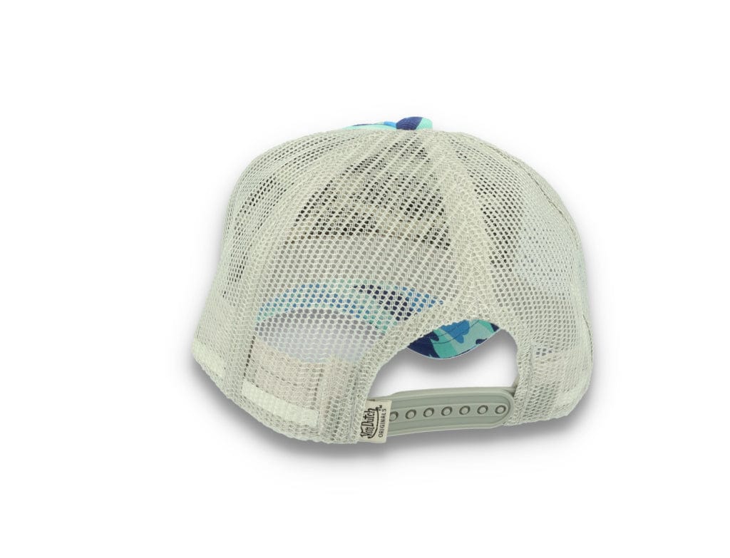 Von Dutch Trucker Cap Austin Cotton Twill Blue Camo - LOKK