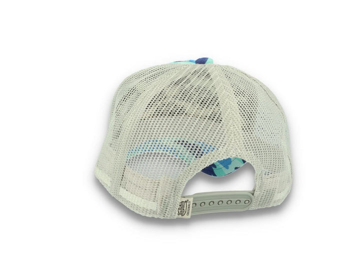 Von Dutch Trucker Cap Austin Cotton Twill Blue Camo - LOKK