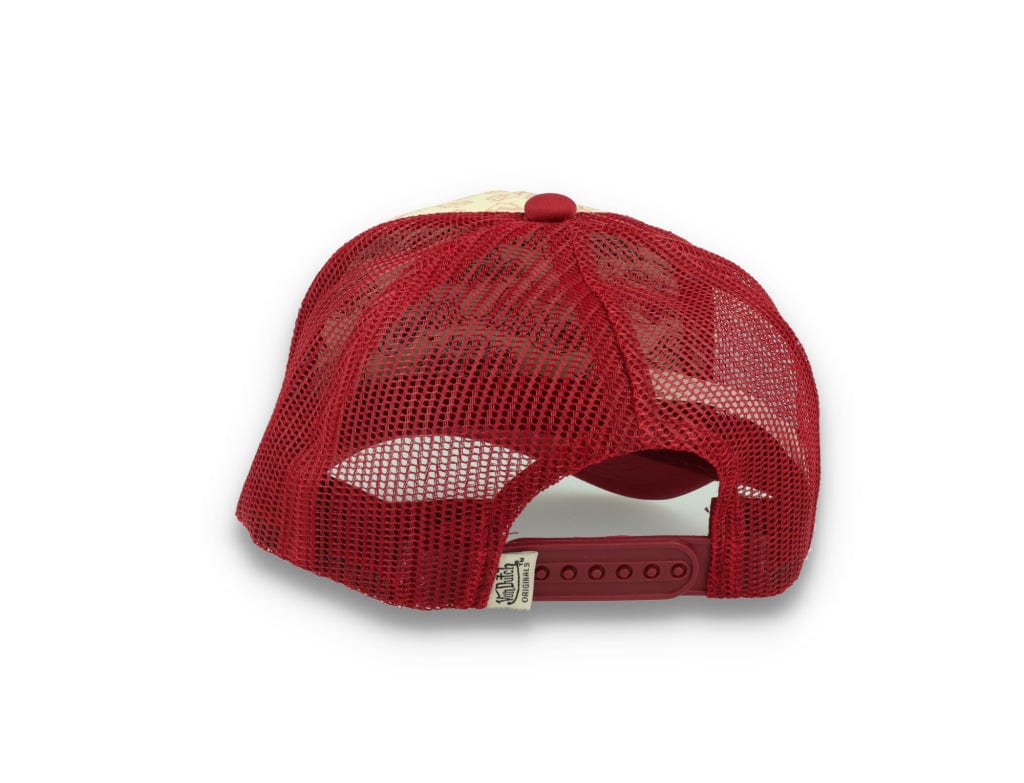 Von Dutch Trucker Cap Tampa Foam All Over Print Red/Blue - LOKK