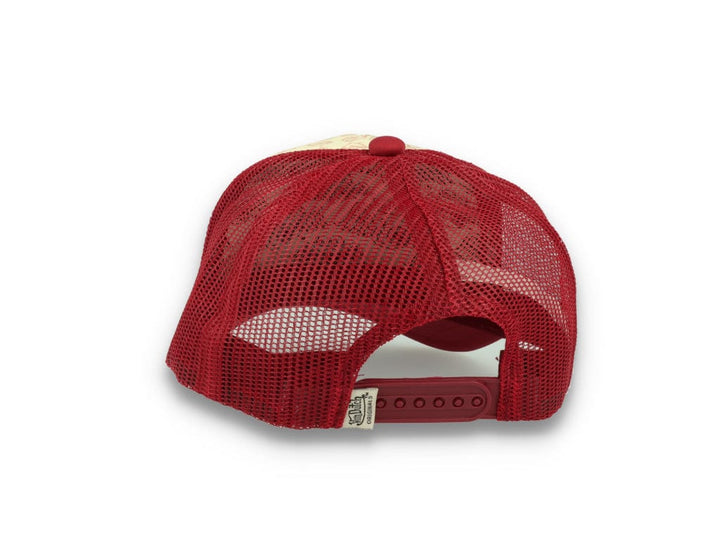 Von Dutch Trucker Cap Tampa Foam All Over Print Red/Blue - LOKK
