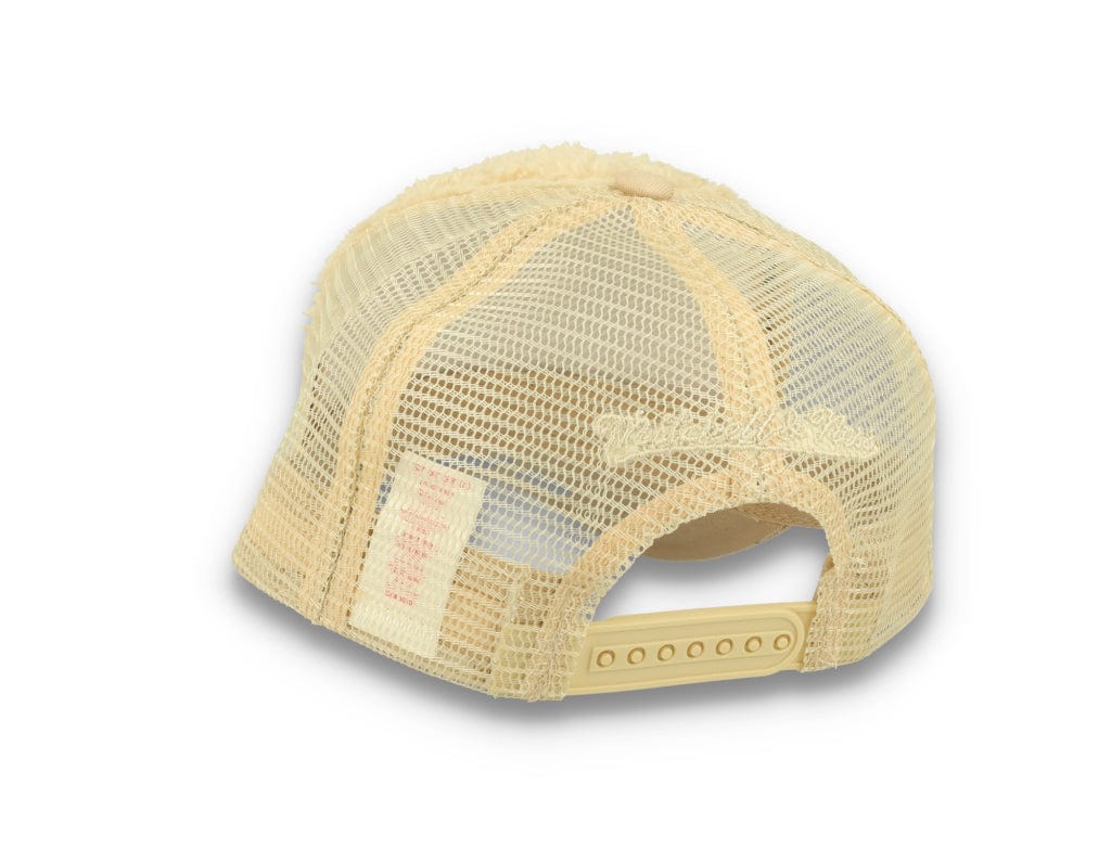 Trucker Cap NBA Sherpa Trucker Milwaukee Bucks Off White - LOKK