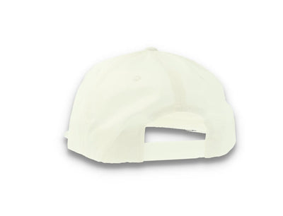 Yupoong 6502 Unstructured 5-Panel Snapback Cap White