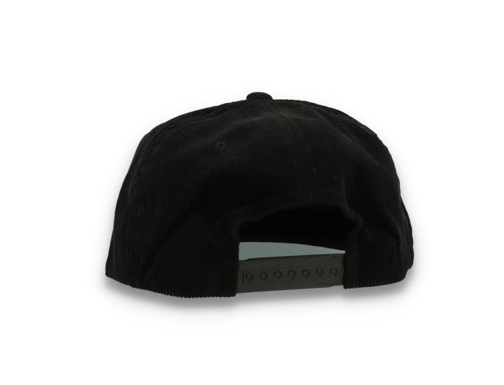 Yupoong 6508 Premium Corduroy Snapback Black - LOKK