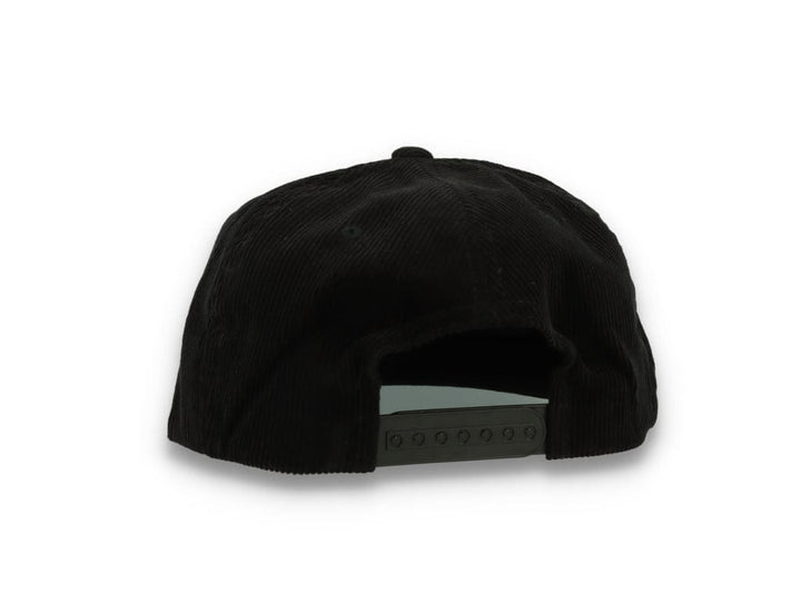 Yupoong 6508 Premium Corduroy Snapback Black - LOKK