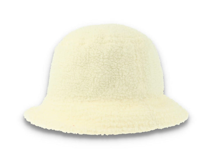 Bucket Hat Womens Borg Off-White - LOKK