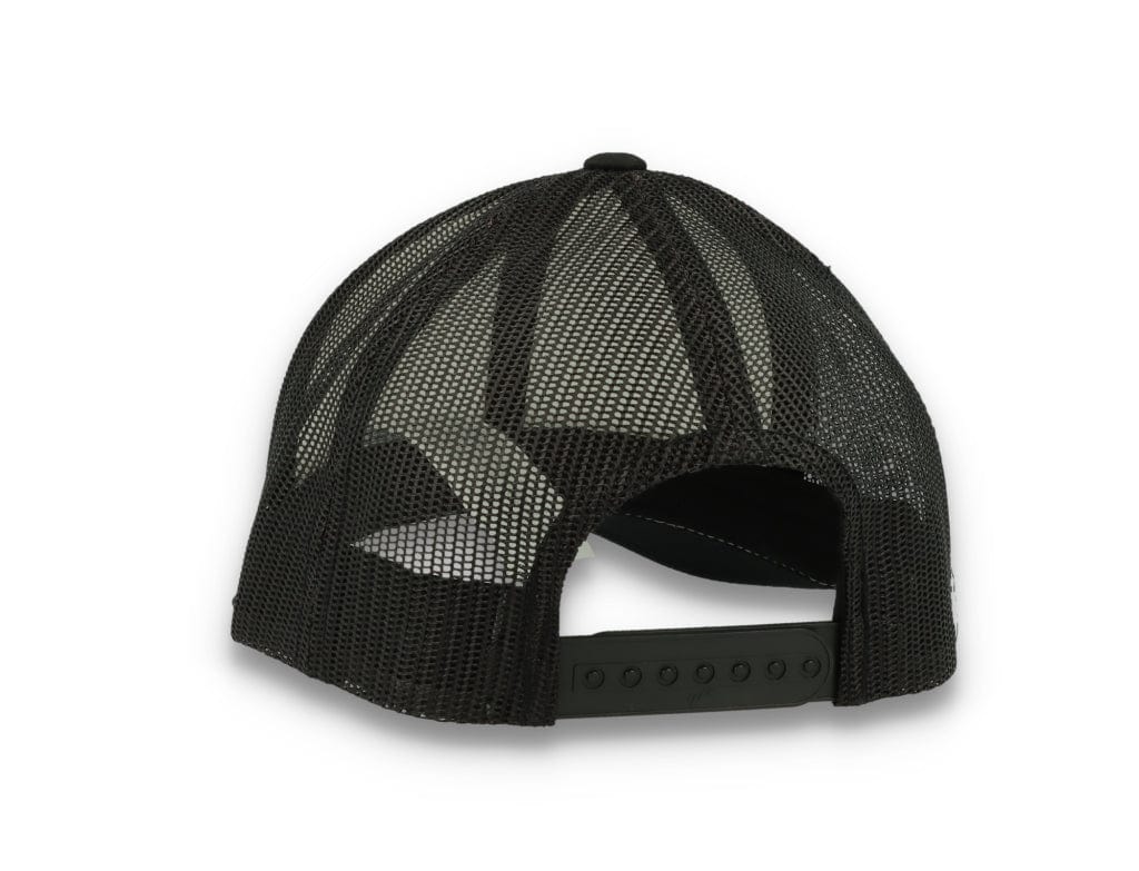 Black/White Trucker Cap White Front/Black Mesh Retro - Yupoong 6606CF - LOKK