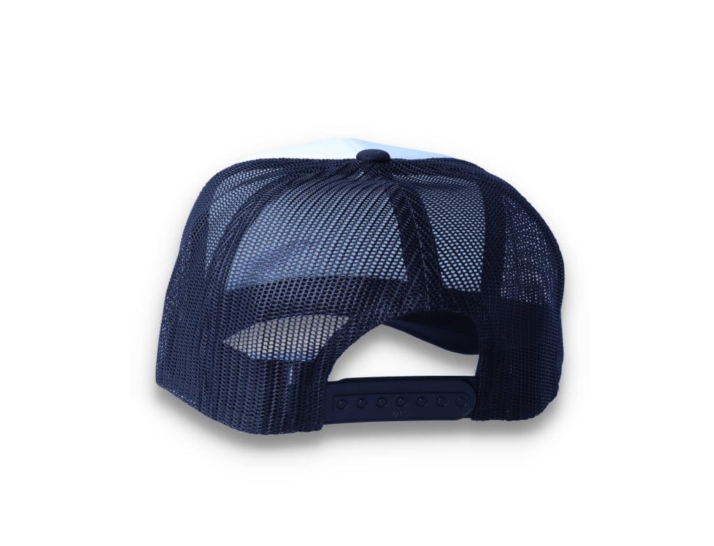 Black/White Trucker Cap Foam Curved Visor 6005FC - Yupoong - LOKK
