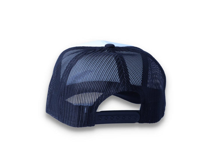 Black/White Trucker Cap Foam Curved Visor 6005FC - Yupoong - LOKK
