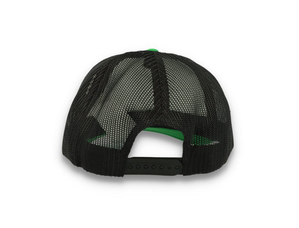 Trucker Cap White/Green/Black Atlantis Rapper Foam - LOKK