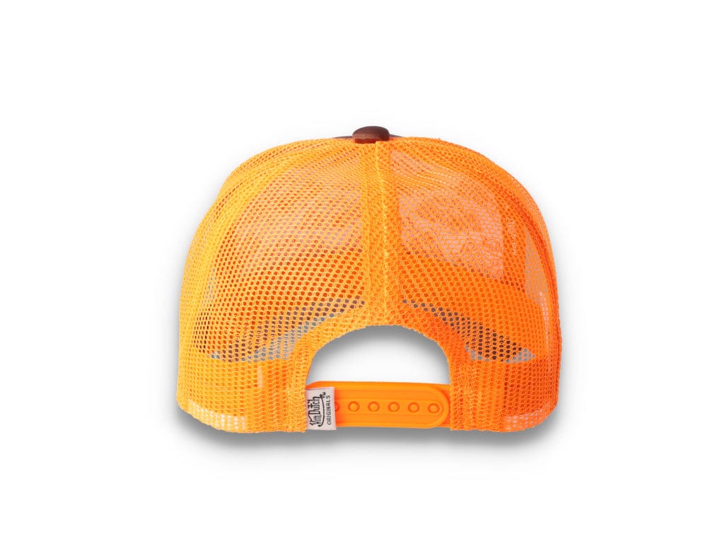 Von Dutch Trucker Cap Satin Brown/Orange - LOKK