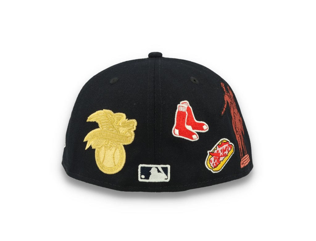 59FIFTY Script Boston Red Sox Dark Navy