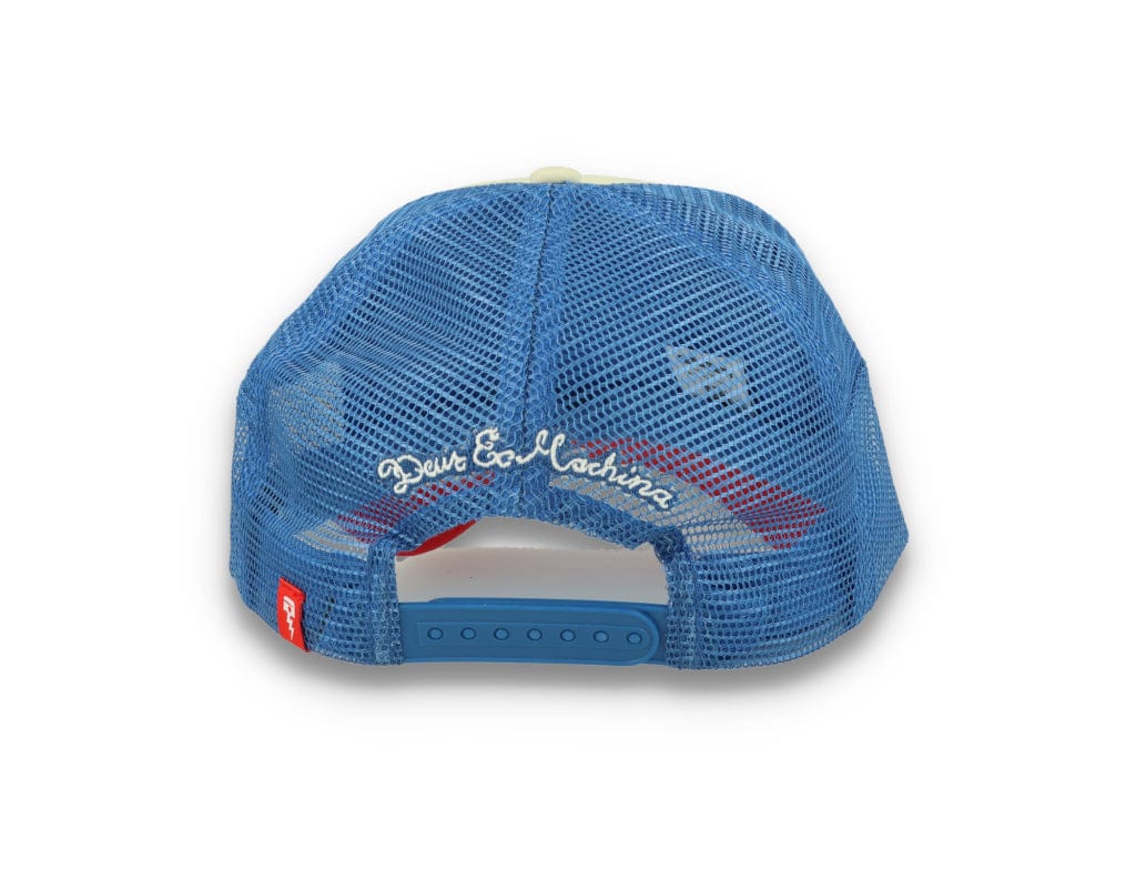 Trucker Cap Deus Ex Machina Baylands Blue/Beige/Red - LOKK