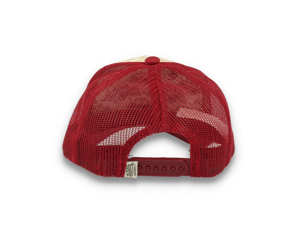 Von Dutch Trucker Cap Tampa Foam All Over Print Red/Blue - LOKK