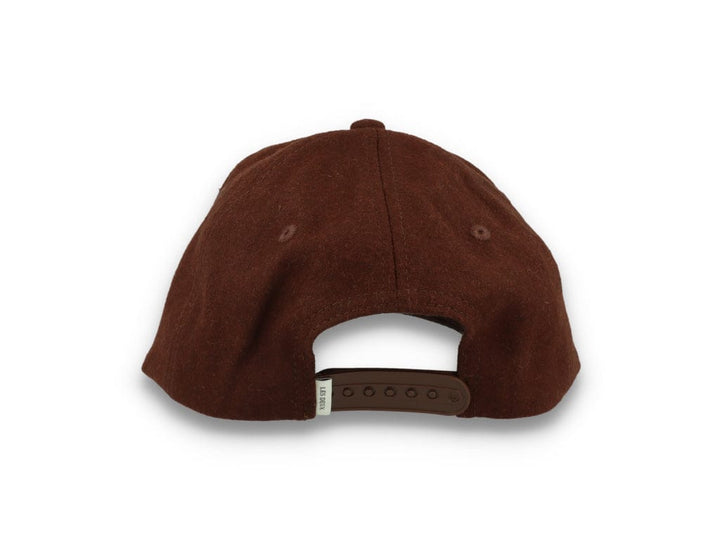 Wool II Baseball Cap Coffee Brown/Ivory - LOKK