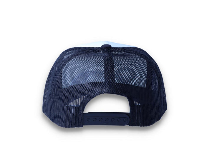 Black/White Trucker Cap Foam Curved Visor 6005FC - Yupoong - LOKK