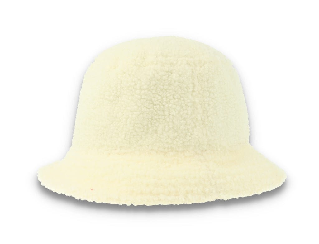 Bucket Hat Womens Borg Off-White - LOKK