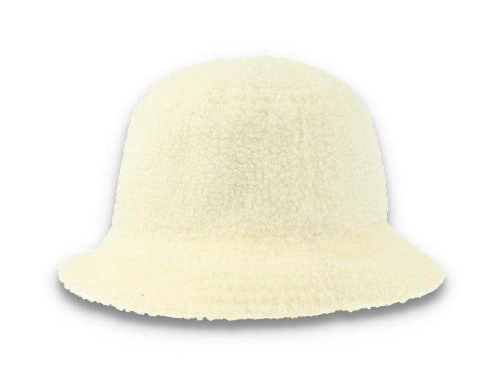 Bucket Hat Womens Borg Off-White - LOKK