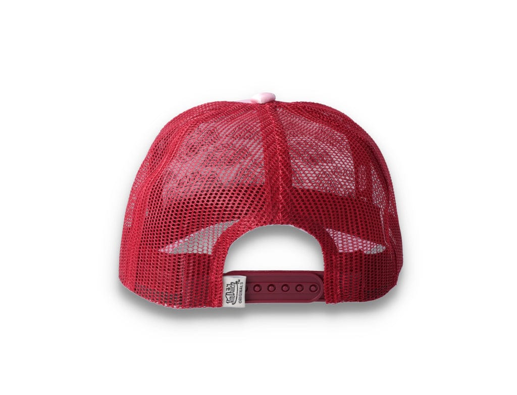 Von Dutch Trucker Cap Satin Pink/Red - LOKK