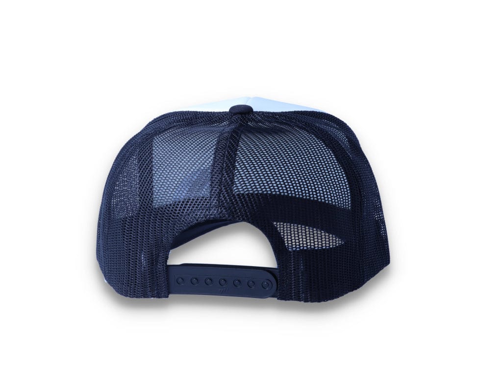 Black/White Trucker Cap Foam Curved Visor 6005FC - Yupoong - LOKK