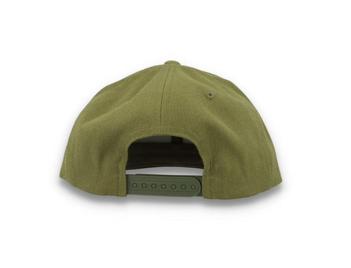 Yupoong Snapback Camo Visor 6089CV Olive Green - LOKK
