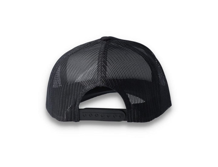 Black Trucker Cap Foam Curved Visor 6005FC - Yupoong - LOKK