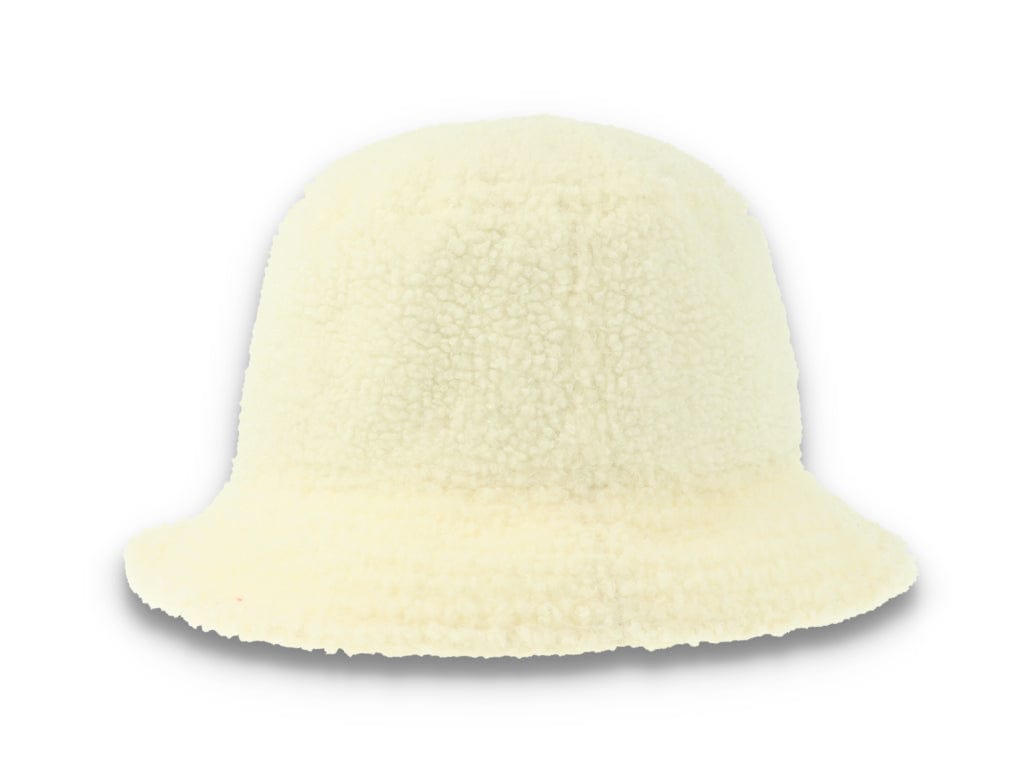 Bucket Hat Womens Borg Off-White - LOKK