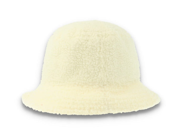 Bucket Hat Womens Borg Off-White - LOKK