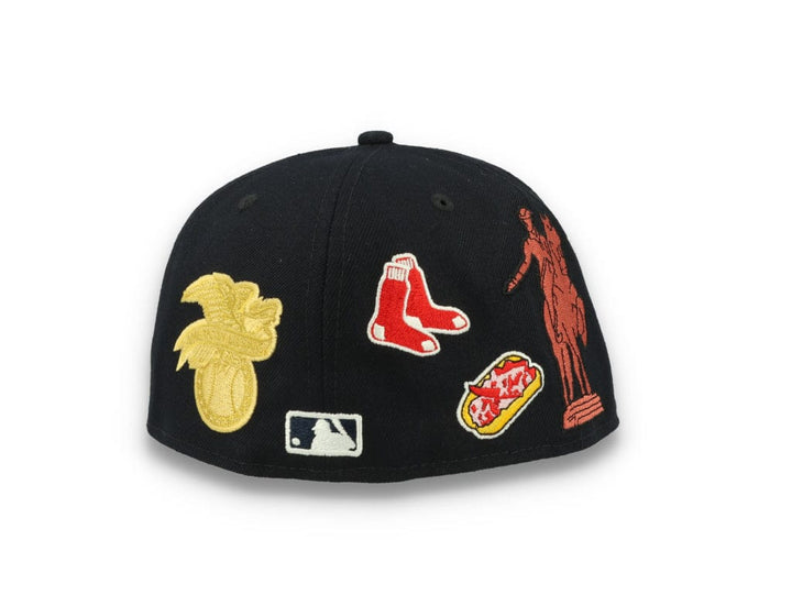 59FIFTY Script Boston Red Sox Dark Navy - LOKK