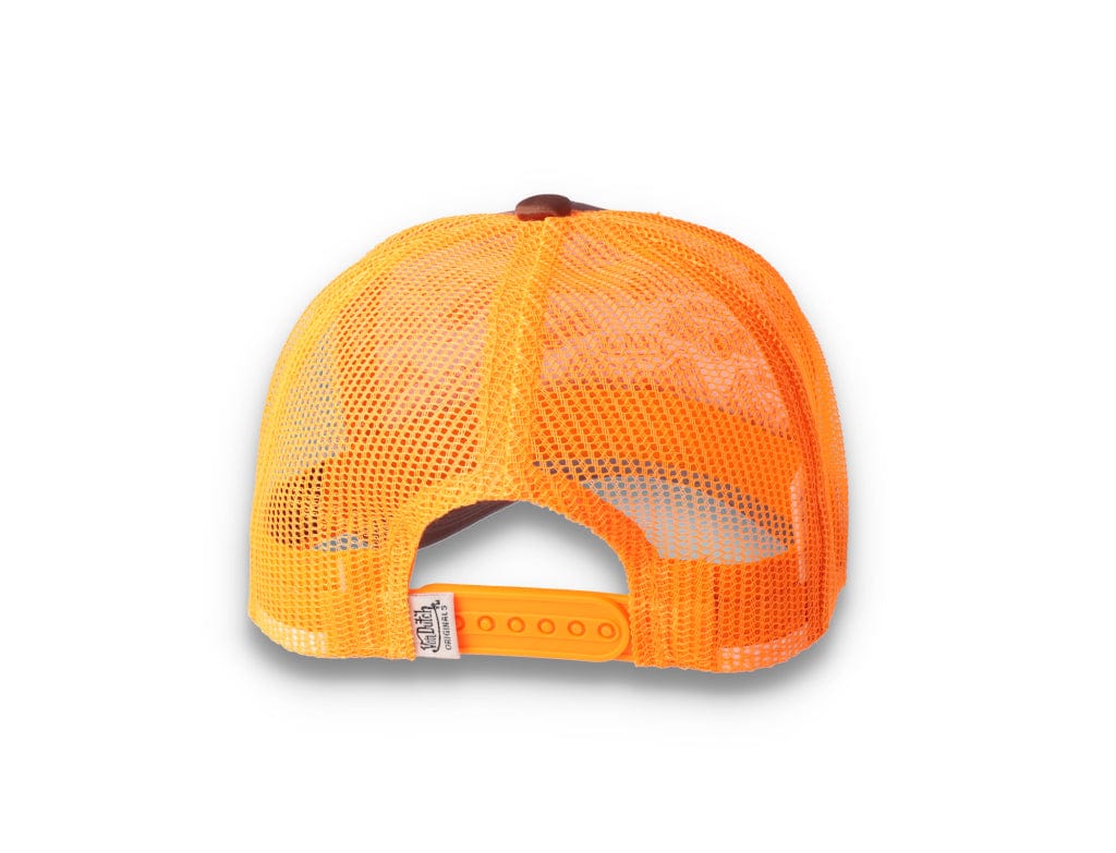 Von Dutch Trucker Cap Satin Brown/Orange