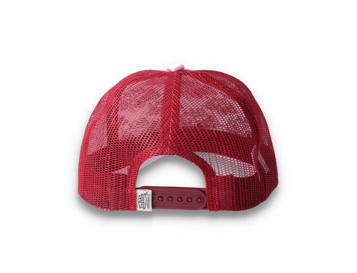 Von Dutch Trucker Cap Satin Pink/Red - LOKK