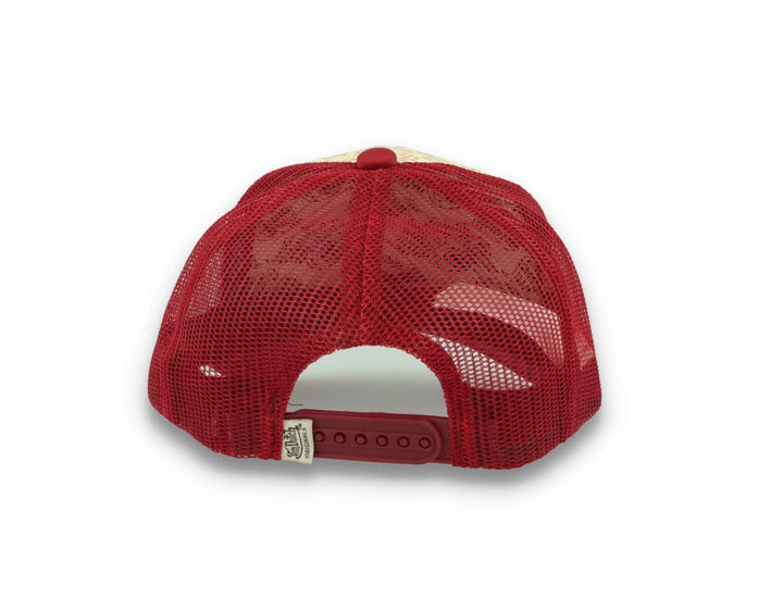 Von Dutch Trucker Cap Tampa Foam All Over Print Red/Blue - LOKK