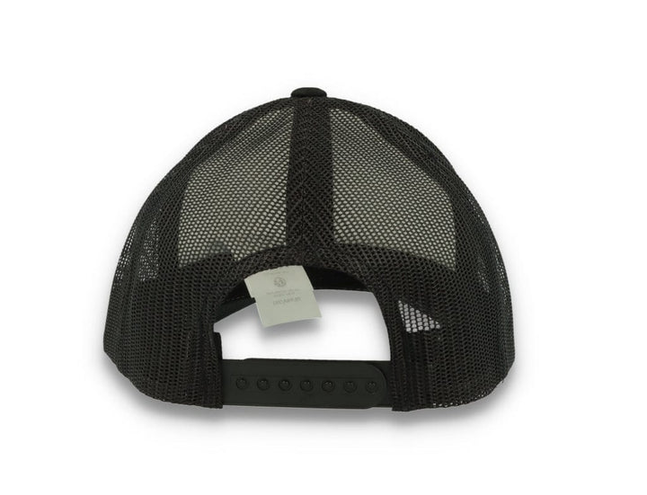 Black/White Trucker Cap White Front/Black Mesh Retro - Yupoong 6606CF - LOKK