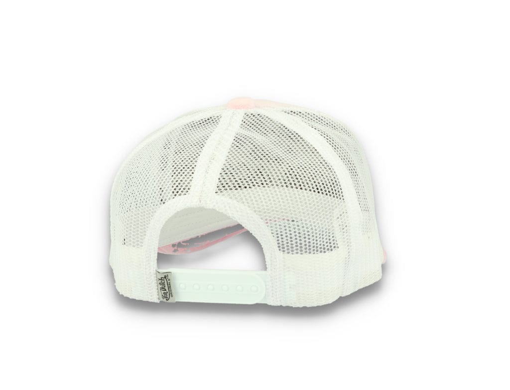 Trucker Cap Von Dutch Miami Velvet Light Pink/White - LOKK