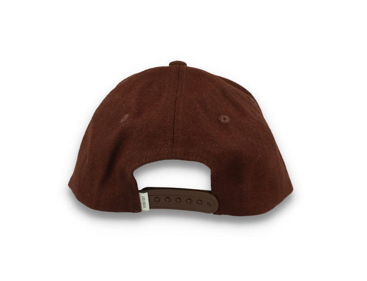 Wool II Baseball Cap Coffee Brown/Ivory - LOKK