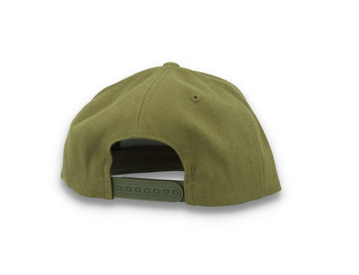 Yupoong Snapback Camo Visor 6089CV Olive Green - LOKK