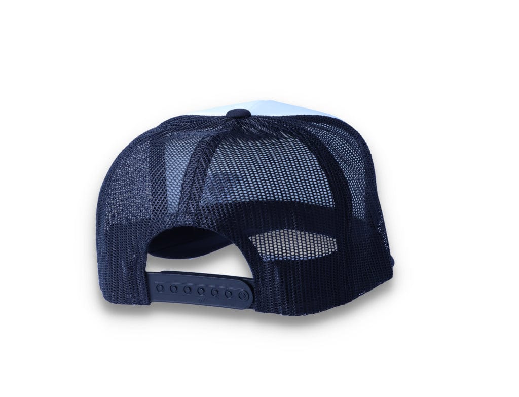 Black/White Trucker Cap Foam Curved Visor 6005FC - Yupoong - LOKK