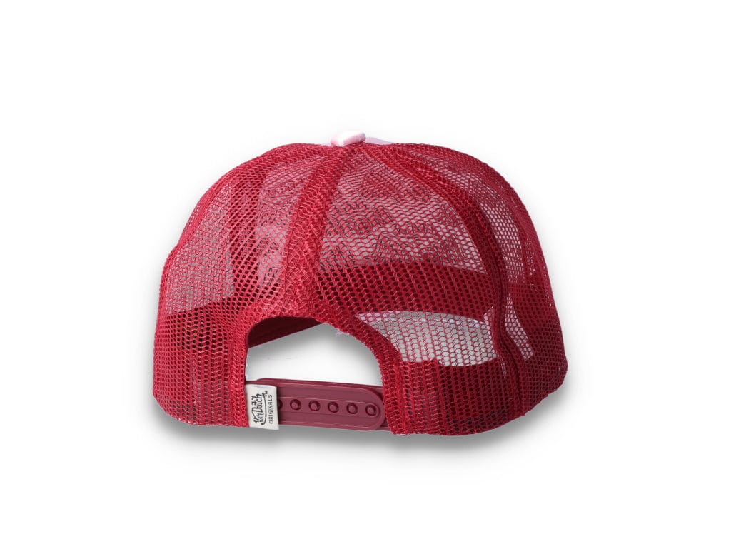 Von Dutch Trucker Cap Satin Pink/Red - LOKK