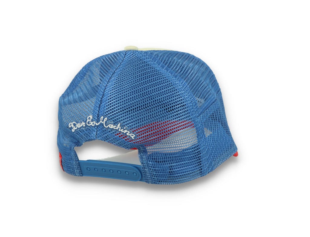 Trucker Cap Deus Ex Machina Baylands Blue/Beige/Red - LOKK