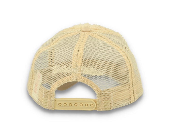 Trucker Cap NBA Sherpa Trucker Milwaukee Bucks Off White - LOKK