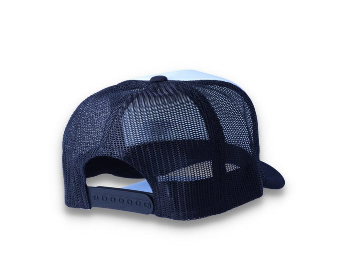 Black/White Trucker Cap Foam Curved Visor 6005FC - Yupoong - LOKK
